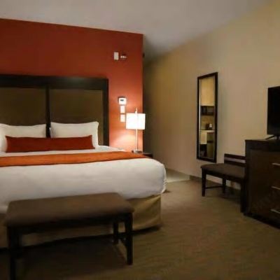 Suite-1 King Bed, Non-Smoking, Whirlpool, Wet Bar, Microwave and Refrigerator, Wi-Fi