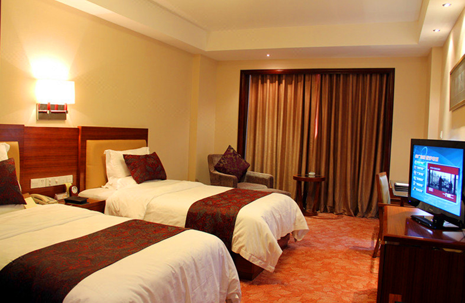 Xinzhou Haiwan HotelDeluxe double bed room