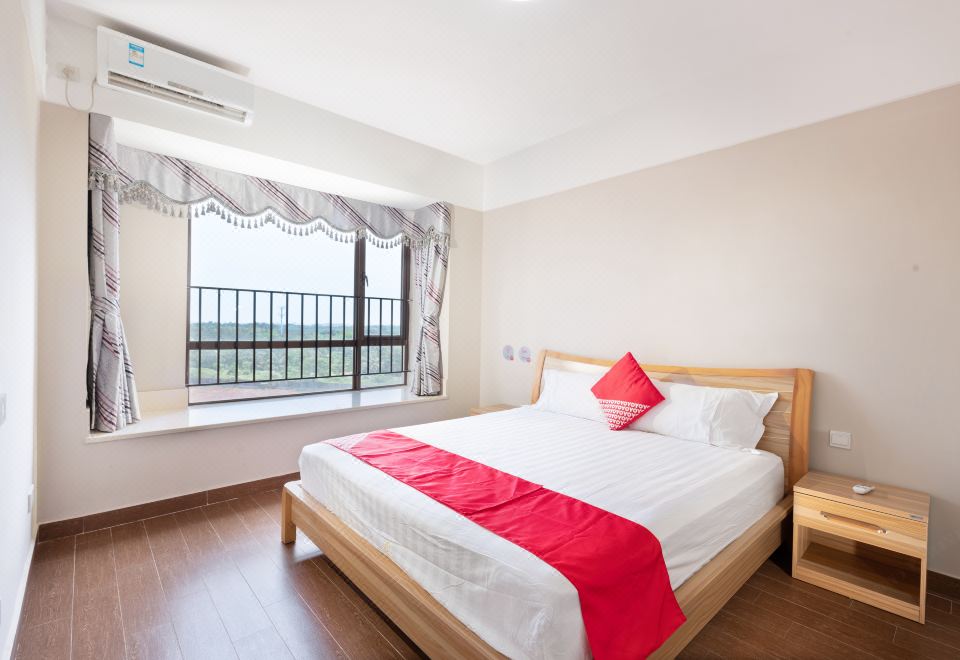 時尚園景一室一廳大床套房