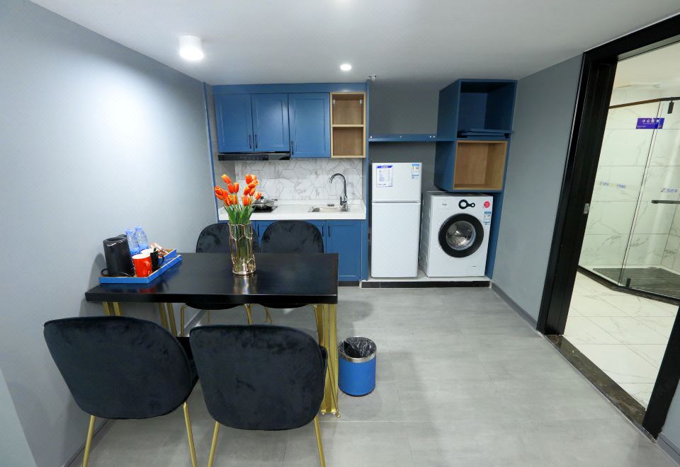 自由云·Loft家庭三床大套房【洗衣機+小廚房+冰箱】