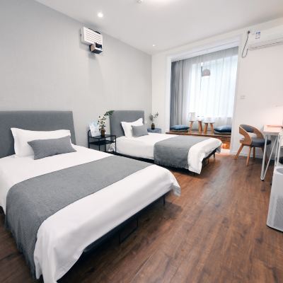 花園投影雙床房 笑臉裡·好久不見青年旅舍（成都寬窄巷子店）優惠