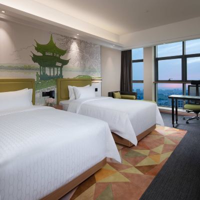高級雙床房 杭州運河希爾頓歡朋飯店優惠