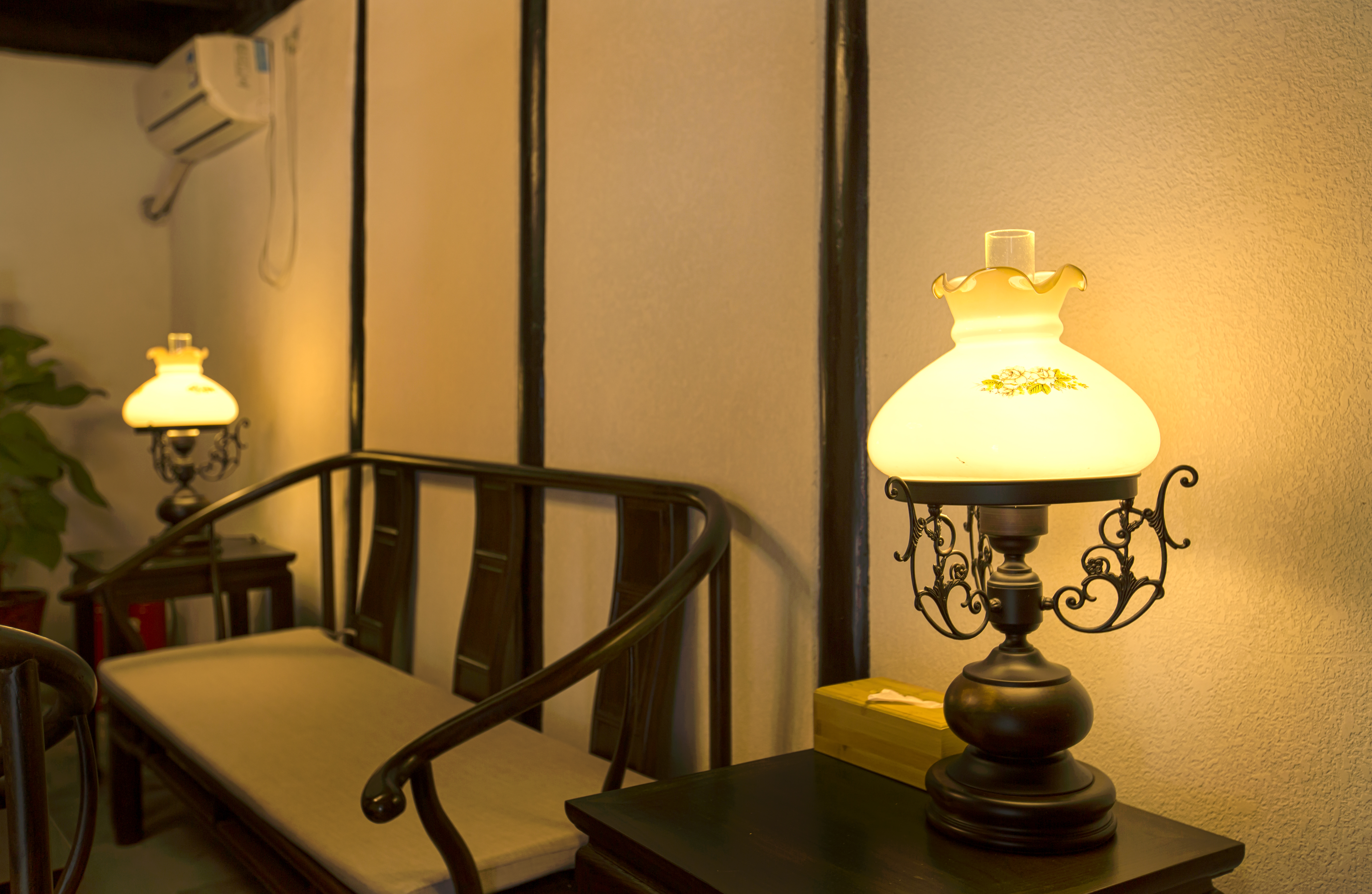 河景·两卧两厅复式套房（75号）（古雅丝制蚊帐+民国风会客厅+超大榻榻米）