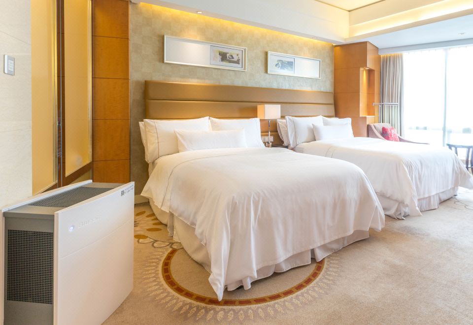 尊享更高楼层湖景双床房·享玄武湖紫金山美景