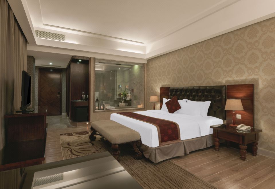 山景泡池大床房-认证珍稀温泉水