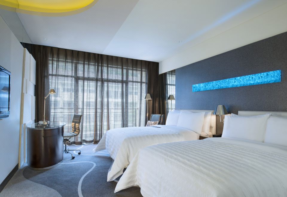 灵感序曲 | 庭景阳台双床房