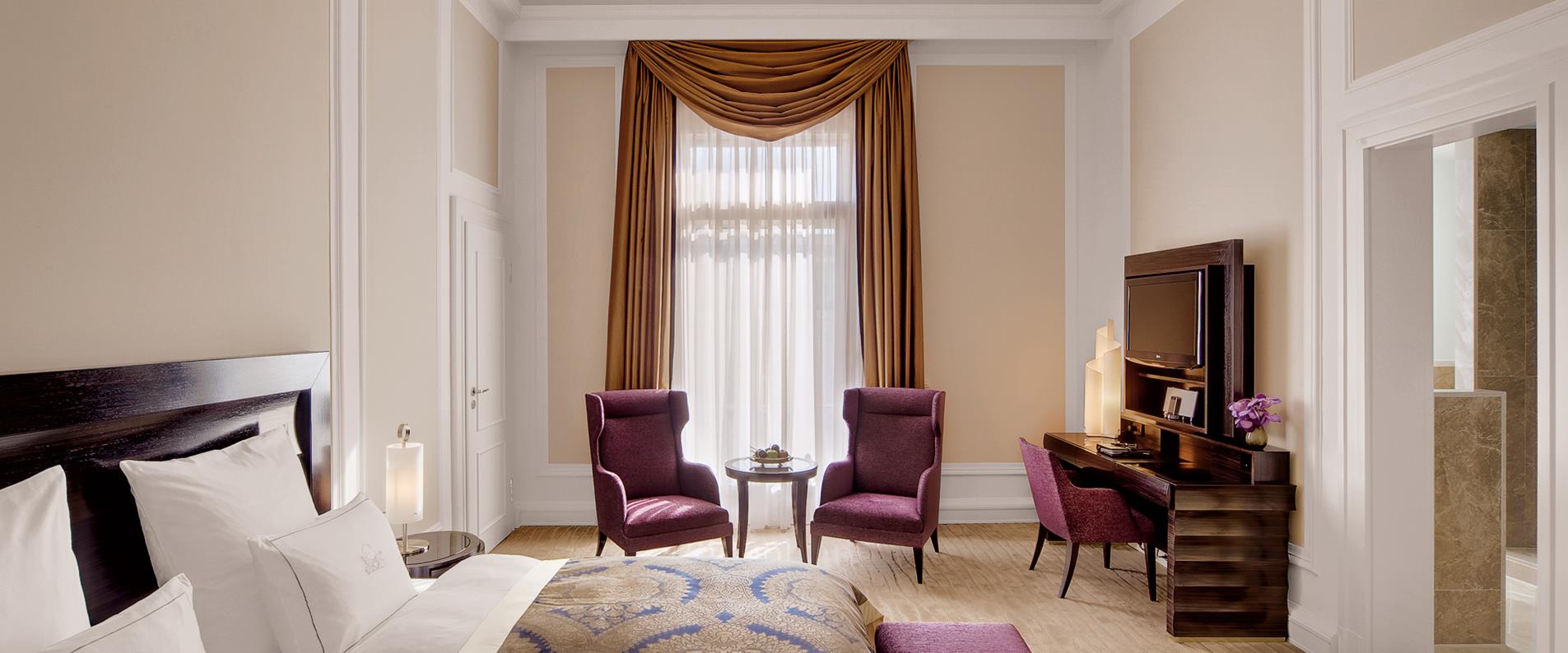 豪华套房, 1 卧室套房, 2 张单人床, 湖泊景观