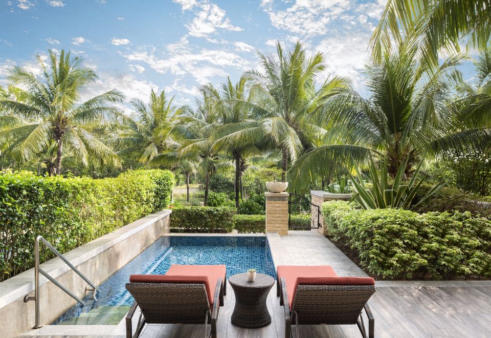 獨立庭院泳池雙床房（2張大床）