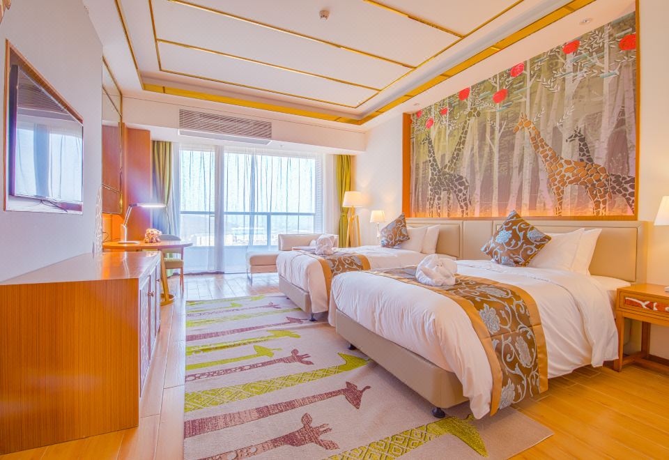 動物主題雙床房