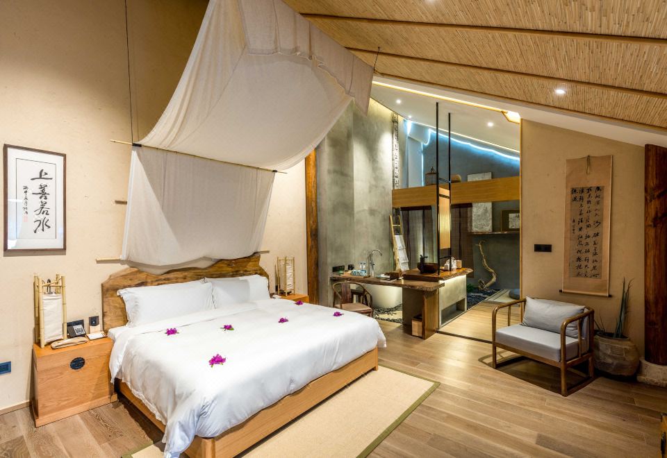 Xinyue Hot Spring Holiday HotelBixia Fairy Terrace Suite