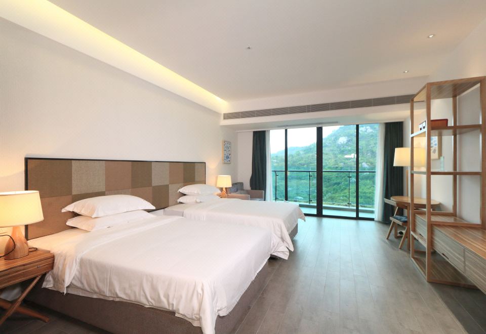 高級山景雙床房