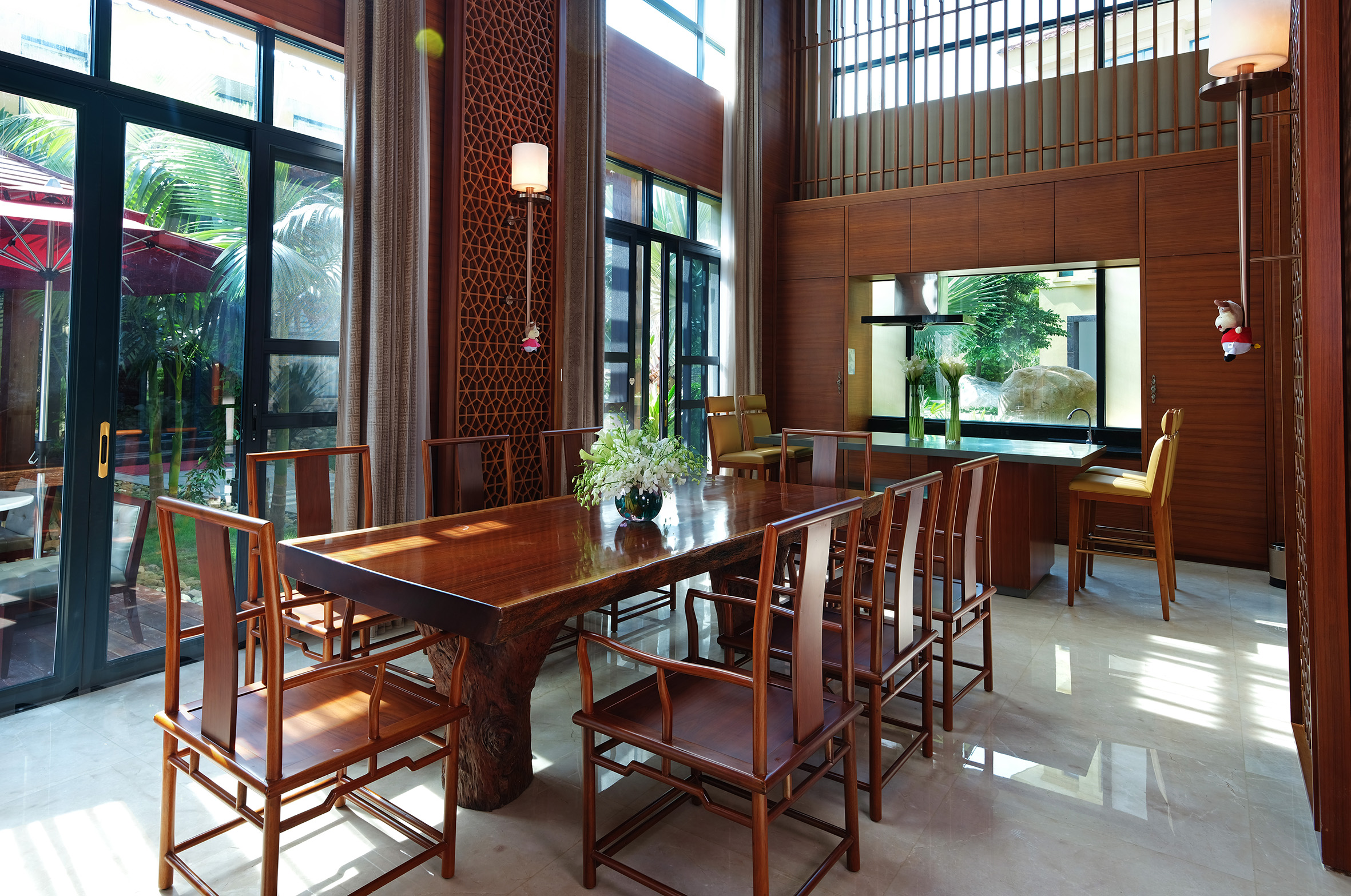 Regal Palace Hot Spring Hotel Guangzhou伴山别墅三房V1-独立泳池-私家泡池-麻将房-私家花园