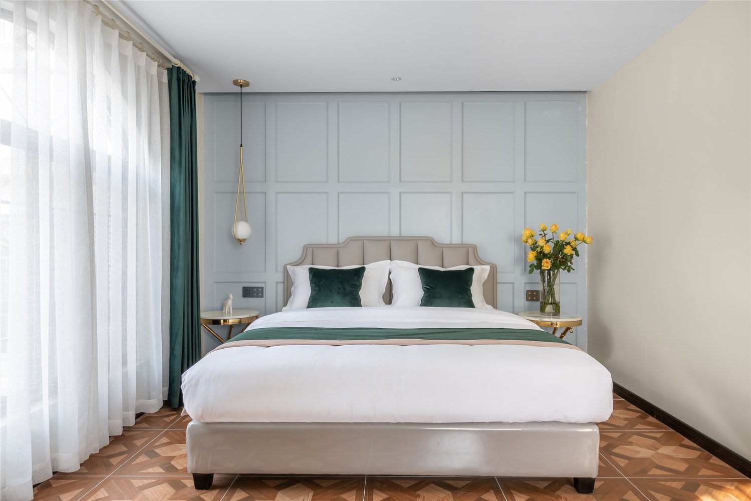 思海.露臺設計大床房