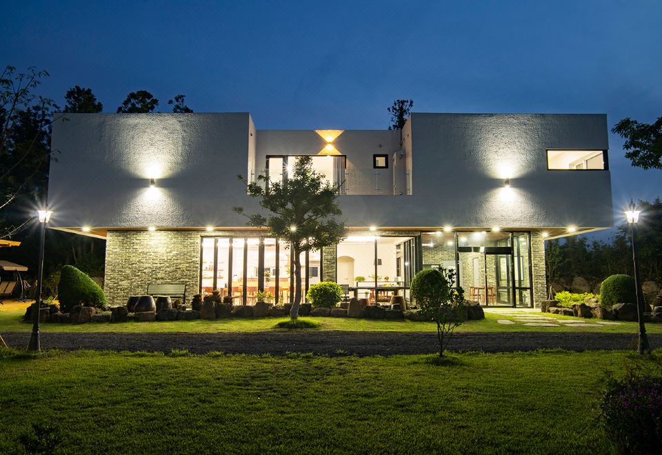 펜션 주변 비자림 풍경