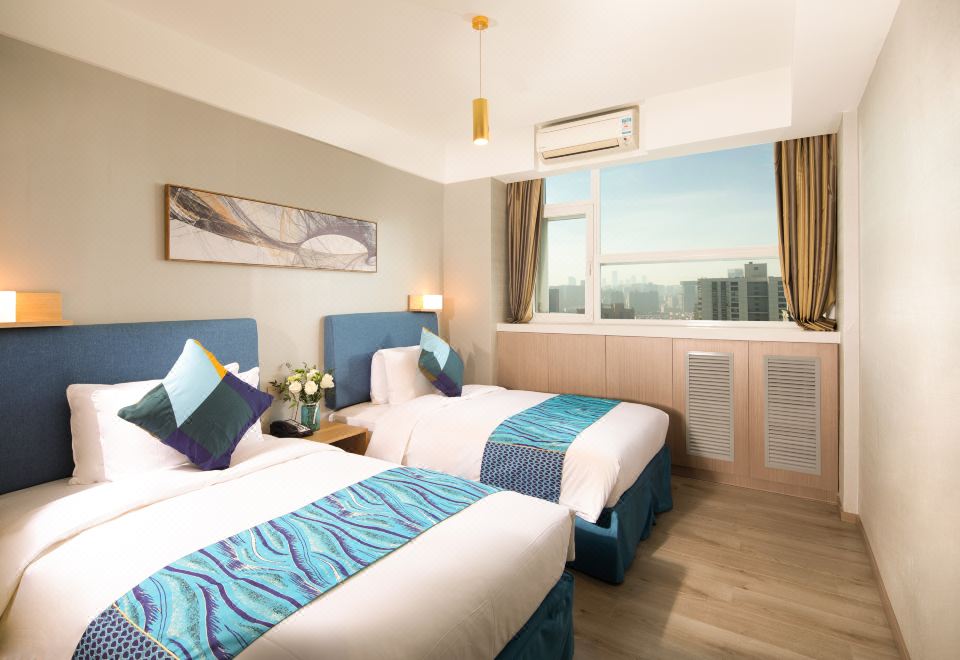 輕奢雙床套房（可做飯+帶浴缸）