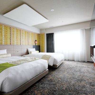 甄選雙床套房 禁菸 奈良天然溫泉大和魯內飯店優惠