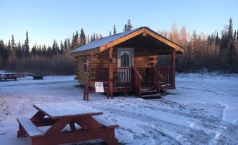 Alaska Log Cabins on the Pond