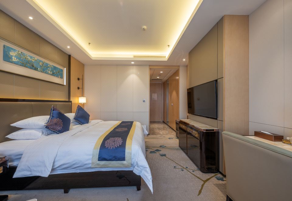 高級大床房-城市中的園林景緻