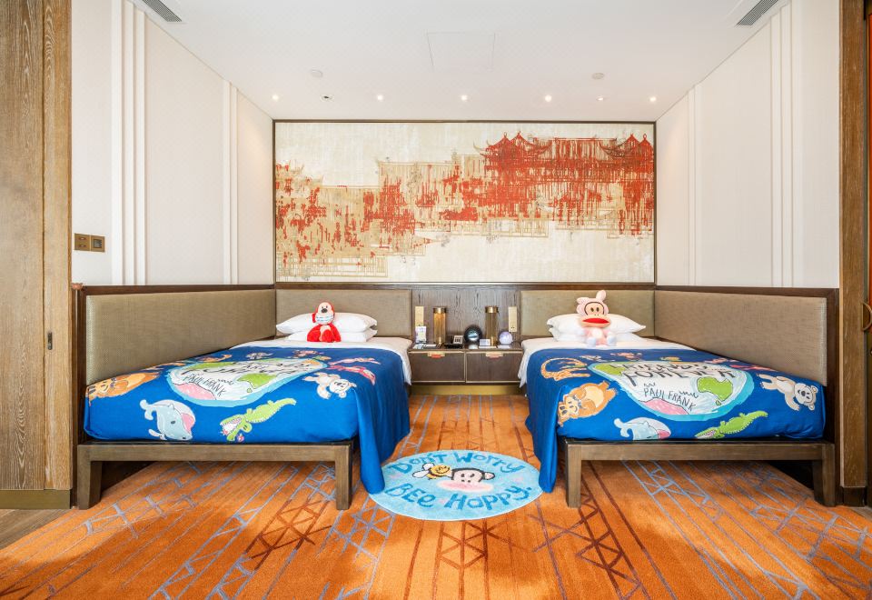 大嘴猴親子主題豪華雙床房