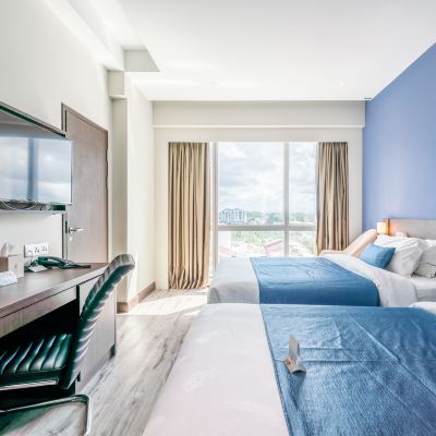 Superior Twin Pemandangan Sungai Kupon Astana Wing - Riverside Majestic Hotel