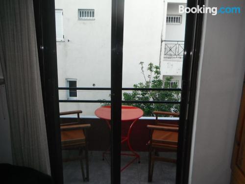 带山景的双人间