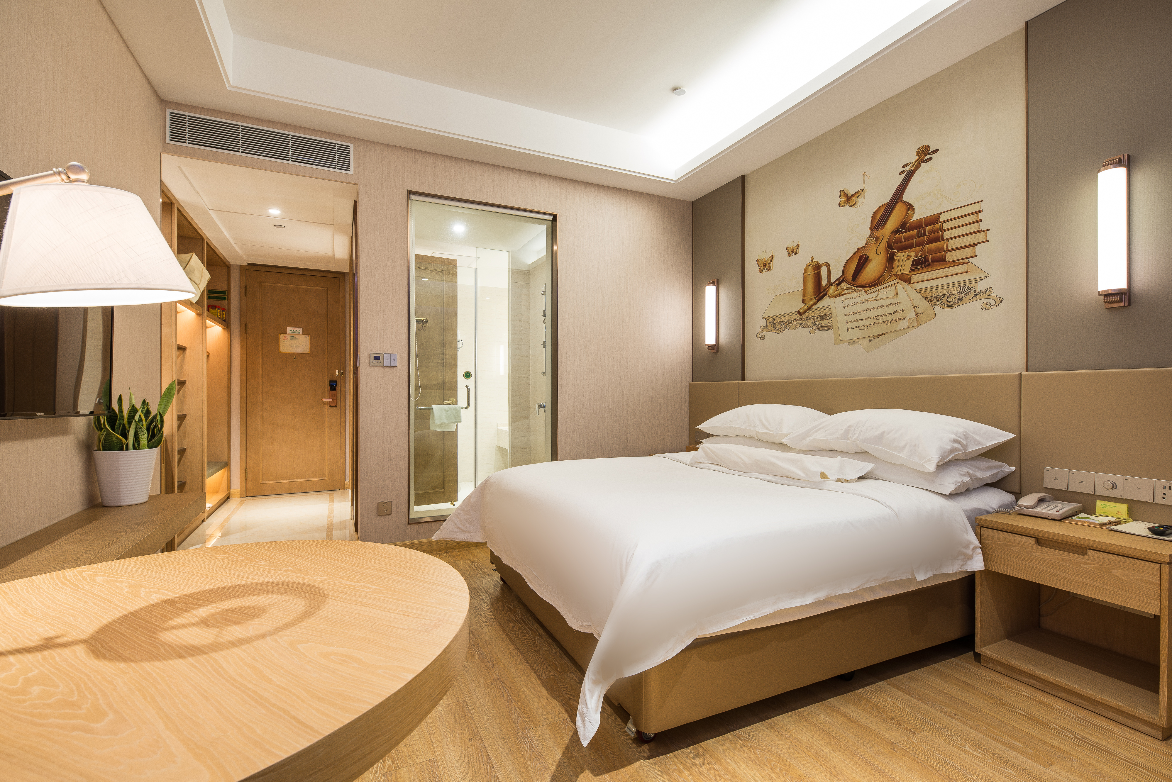 Vienna International Hotel (Suzhou Railway Station North Square)高级大床房（配有贵妃榻）