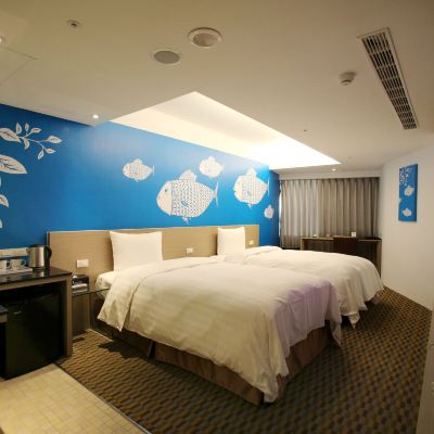 雙床房（附淋浴）都會客房 嘉義樂客商旅優惠