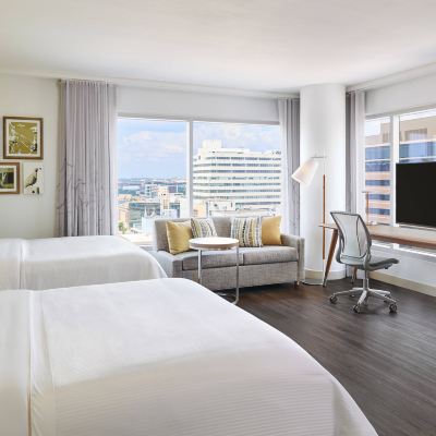 Corner Two Queen Studio with Sofabed Element Austin Downtown Promo Code
