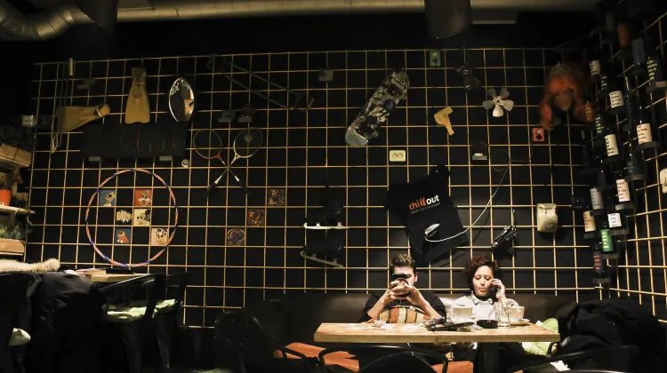 Chillout Hostel Zagreb 食事・レストラン