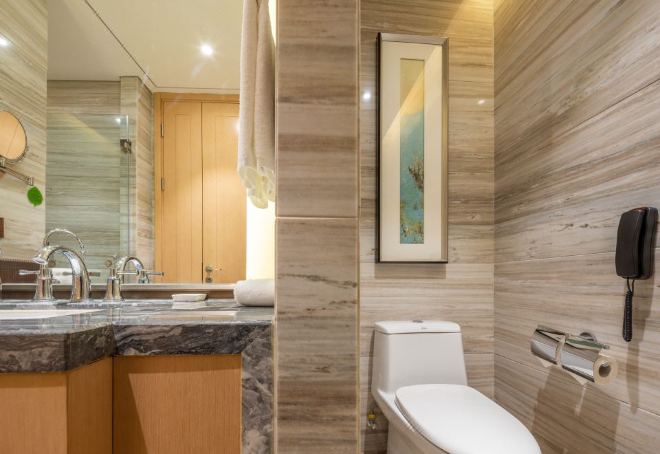 高級雙床房-城市中的園林景緻