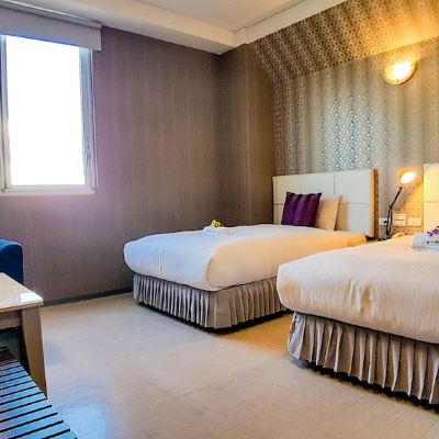 豪華雙床房 台南捷喬商務旅館優惠