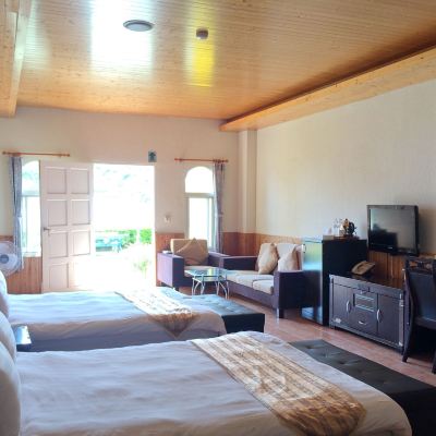 城堡風情1樓家庭房-雙床 南投清境西雅圖璀璨雙城民宿優惠