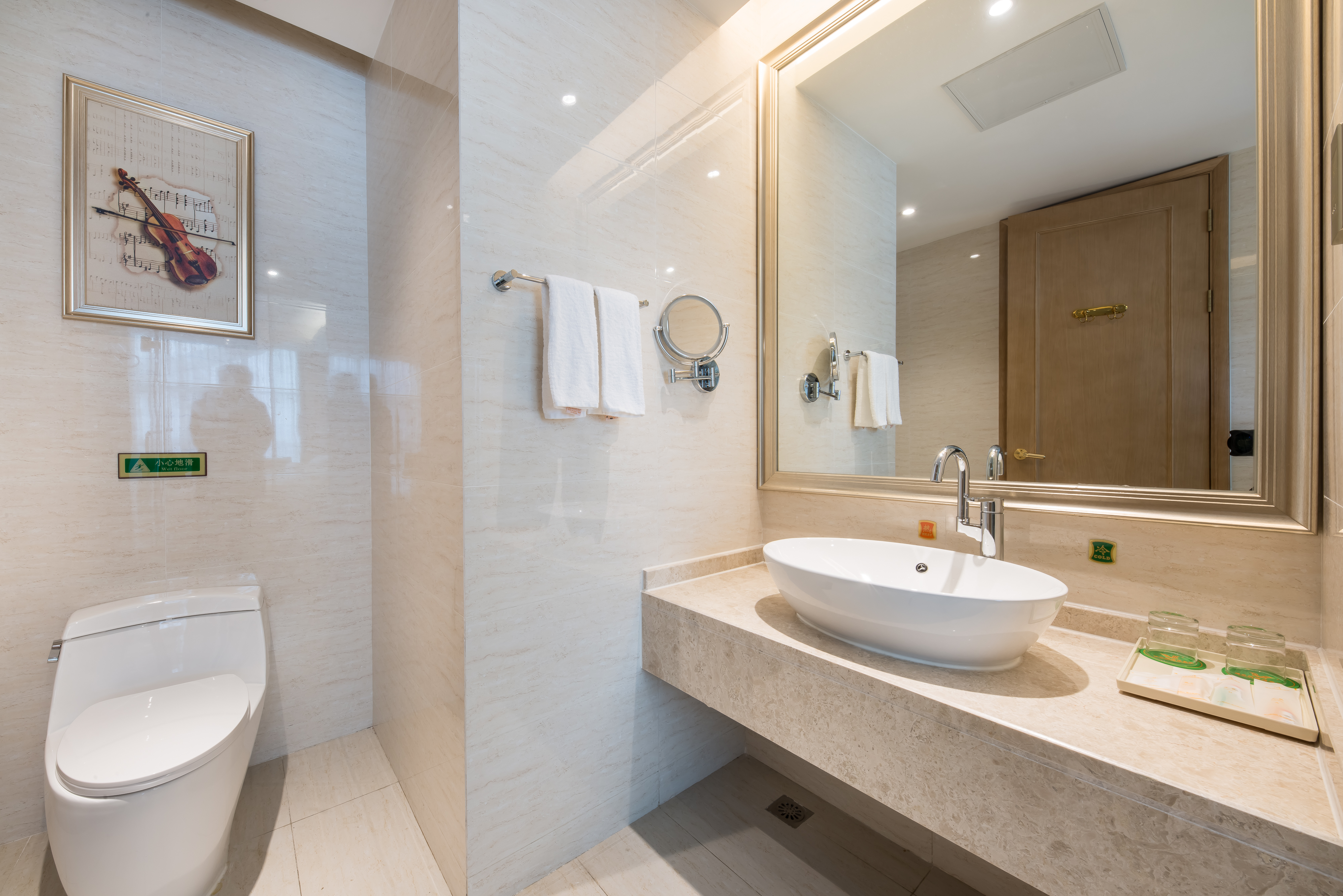 Vienna International Hotel (Suzhou Railway Station North Square)豪华双床房[一线城市景观+采光通透]