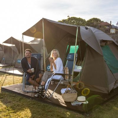 Deluxe Waterfront Two Bedroom Camping Tent