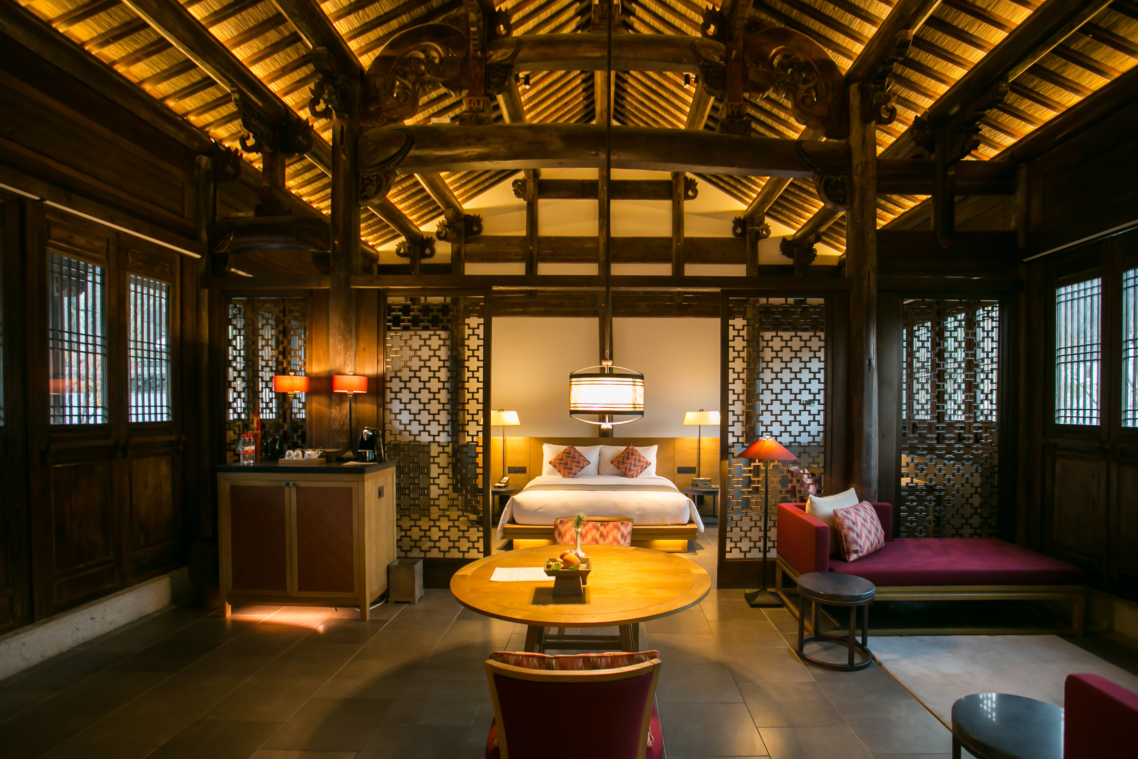 阳明阁大床房丨庭院别墅