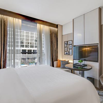 King Room with Pool view Pool Access and Balcony