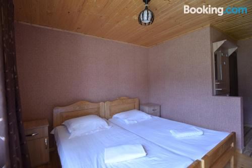 带阳台的双床房