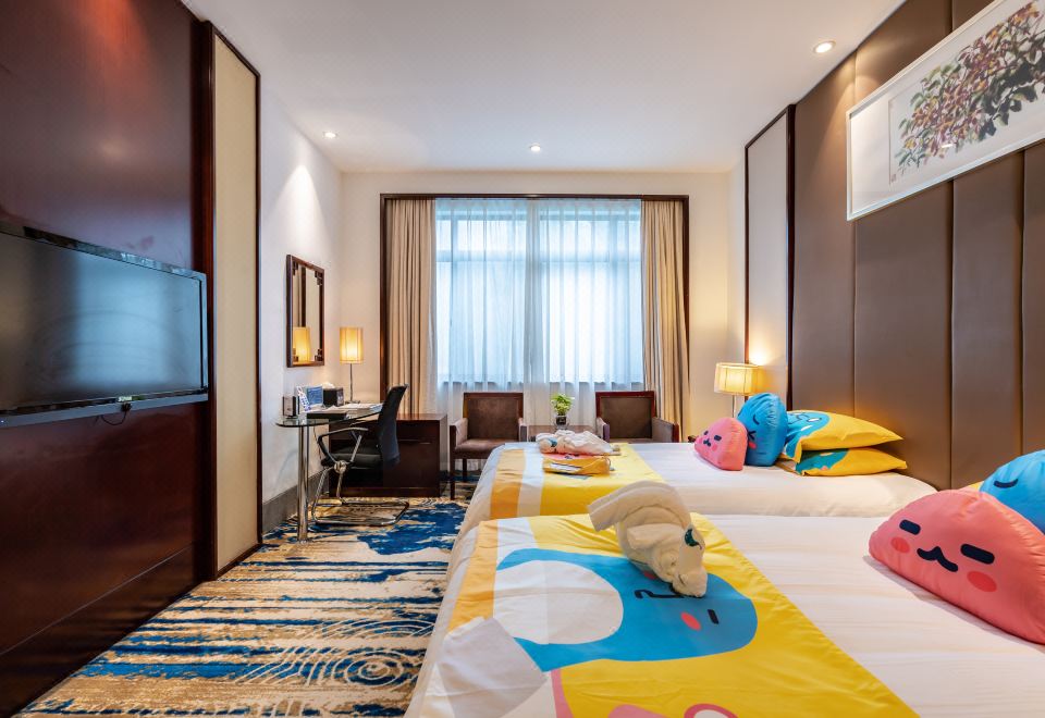 亲子主题双床房