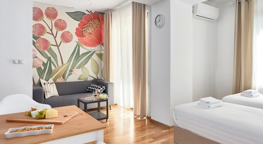 带阳台的一室公寓（2位成人+1名小童）