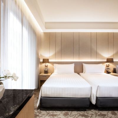 高級景觀雙床房 宜蘭中天温泉度假飯店優惠