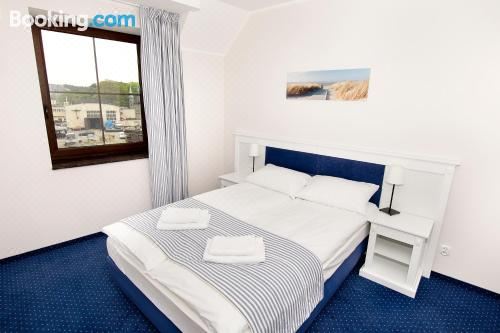 海港景一卧室公寓 - 带阳台