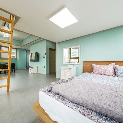 Room 401 (Bedroom) 부산 해운대송정미연펜션 쿠폰