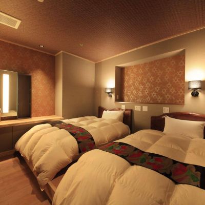 別館の畳スペース付きツインルーム (露天風呂とマウンテンビュー) 禁煙 天翠茶寮 クーポン