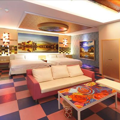 四人房 台東知本城藝術溫泉會館優惠