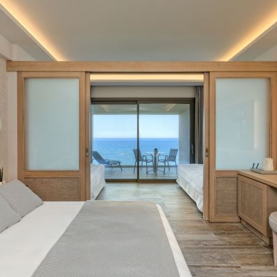 Sea View Family Room With Sliding Doors