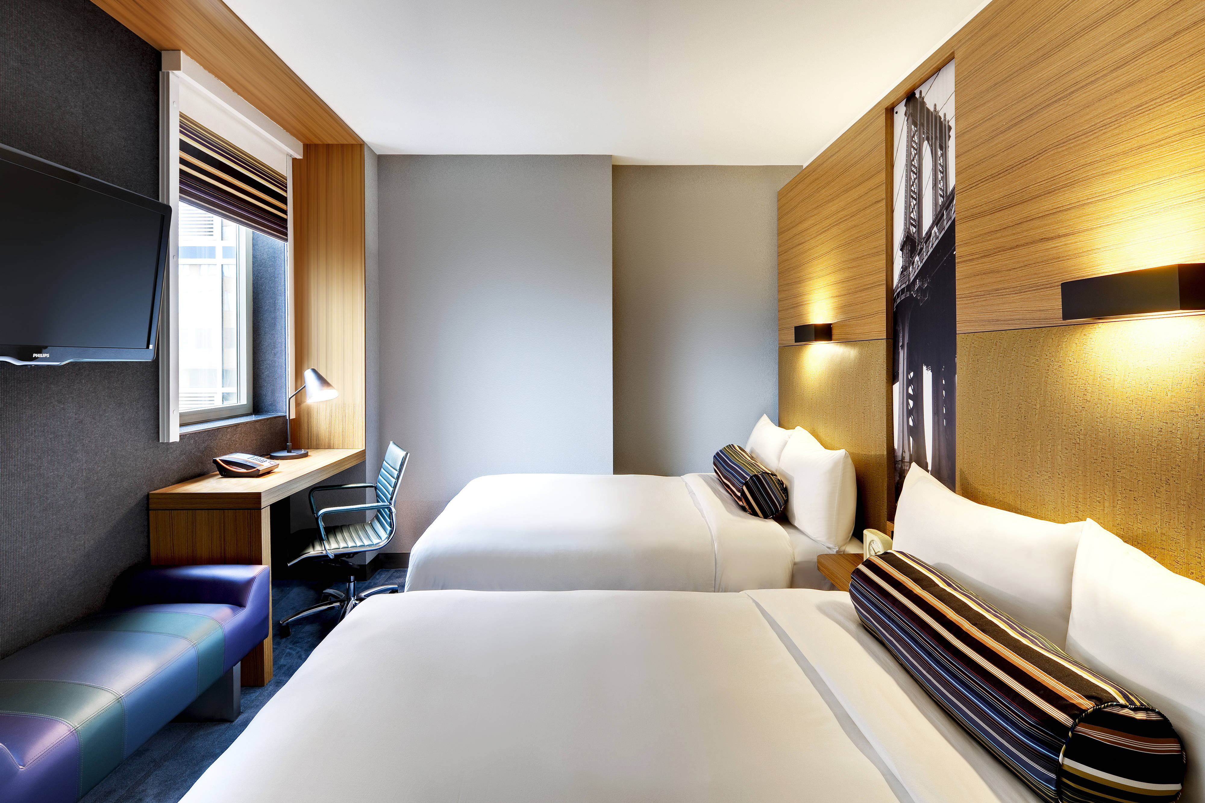 Aloft New York Brooklyn两张双人床房