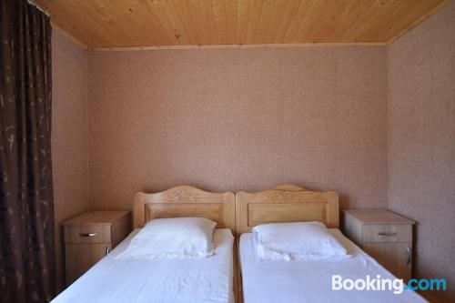 带阳台的双床房