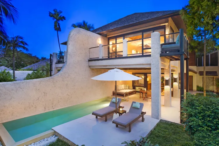 Duplex Pool Villa, 1 Bedroom Villa, 1 King, Alternate: Sofa Bed, Sofa Bed, Balcony, Private Pool