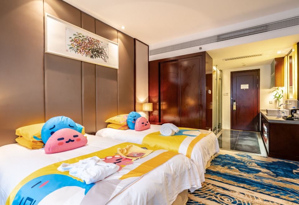 亲子主题双床房
