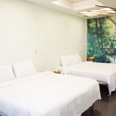 森林系小屋四人房-雙床 宜蘭工匠家小木屋民宿優惠